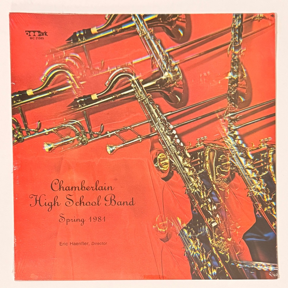Chamberlain High School Band Spring 1981 Vinyl Record MC 21565 Mark Records LP
